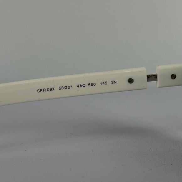 Prada Men's SPR09X SPR/09/X 4AO-5S0 White Square Sunglasses 53mm - Picture 7 of 16